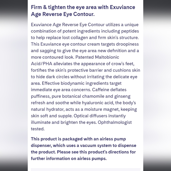 Exuviance Eye Contour Age Reverse - Picture 4 of 7